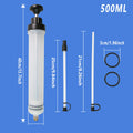 Premium 500cc Manual Suction Oil Change Pump with Needle and Barrel