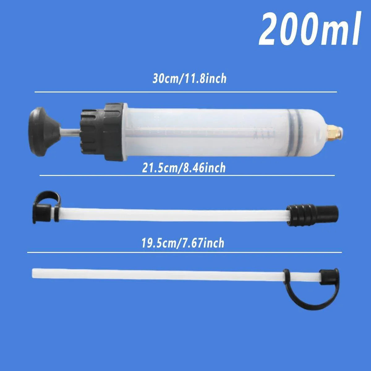 Premium 500cc Manual Suction Oil Change Pump with Needle and Barrel