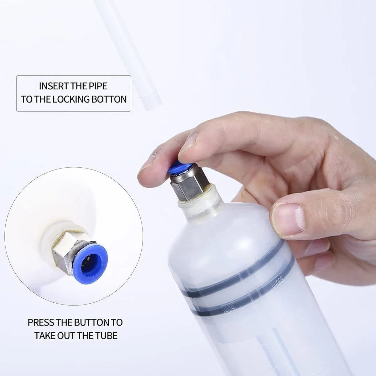 Premium 500cc Manual Suction Oil Change Pump with Needle and Barrel