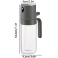 Premium 250ml Glass Olive Oil Sprayer – Stainless Steel Pump