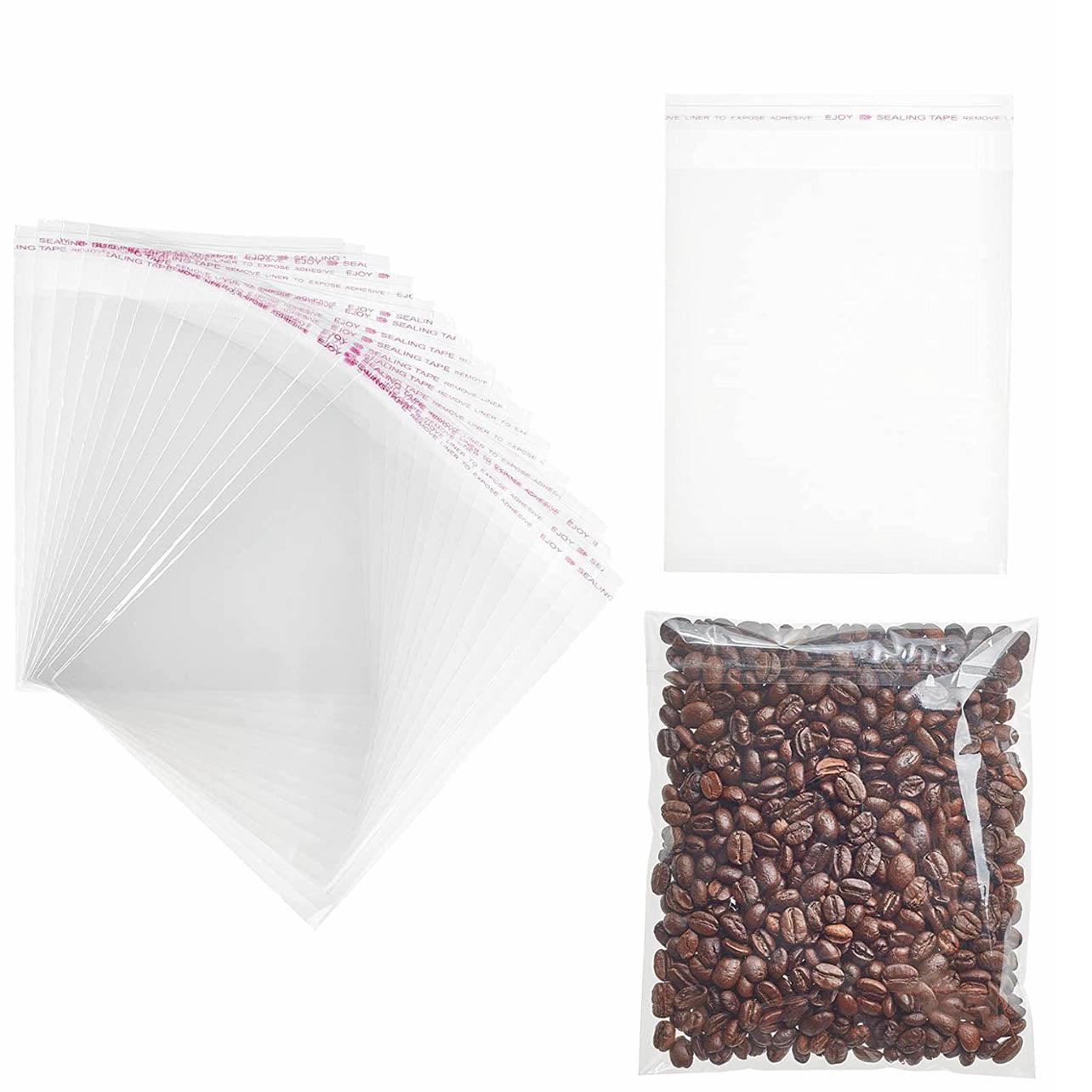 Premium Self-Adhesive Clear OPP Cellophane Bags with Air Hole - 40 x 46 + 4cm, 100 Pack