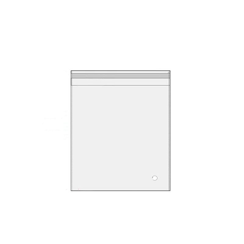 Premium Self-Adhesive Clear OPP Cellophane Bags with Air Hole - 40 x 46 + 4cm, 100 Pack