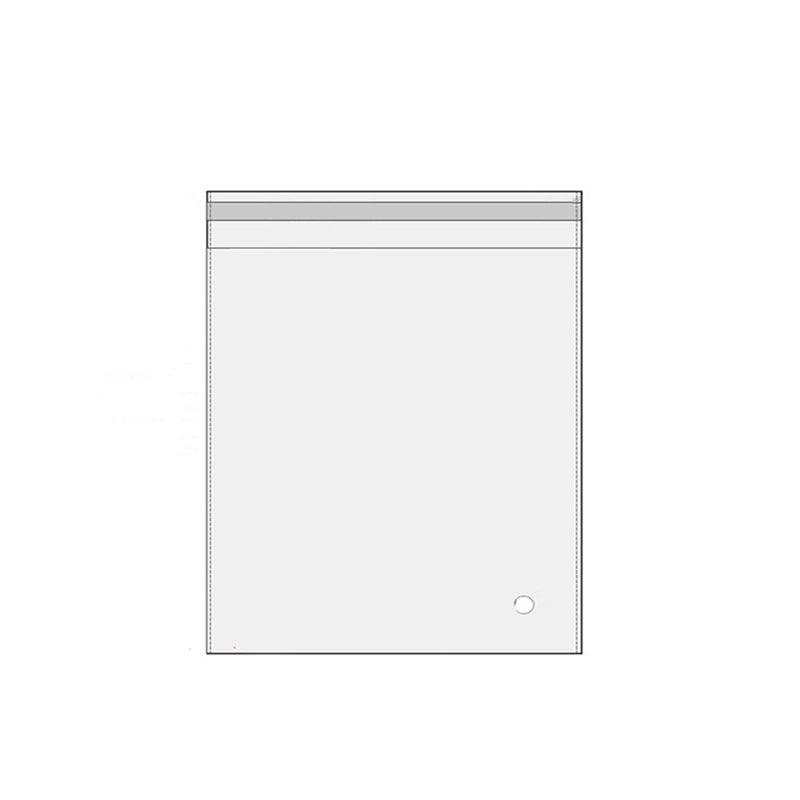 Premium Self-Adhesive Clear OPP Cellophane Bags with Air Hole - 40 x 46 + 4cm, 100 Pack
