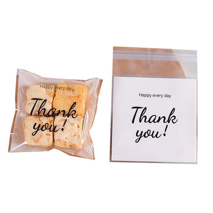 500 Pack Self Adhesive Cookie Packaging Bags Vibrant Designs OPP Material - Big Mouth Cartoon 14*14*3cm