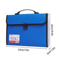 Premium A4 Expanding File Organiser – Blue 13 Pockets