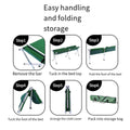 Premium Green Lightweight Folding Camping Bed Portable Outdoor Camp Cot