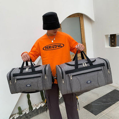 Large Capacity Waterproof Travel Bag - Lightweight Foldable Handbag - Small - Black