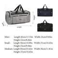 Large Capacity Waterproof Travel Bag - Lightweight Foldable Handbag - Small - Grey - SuperSaverAU - view 2