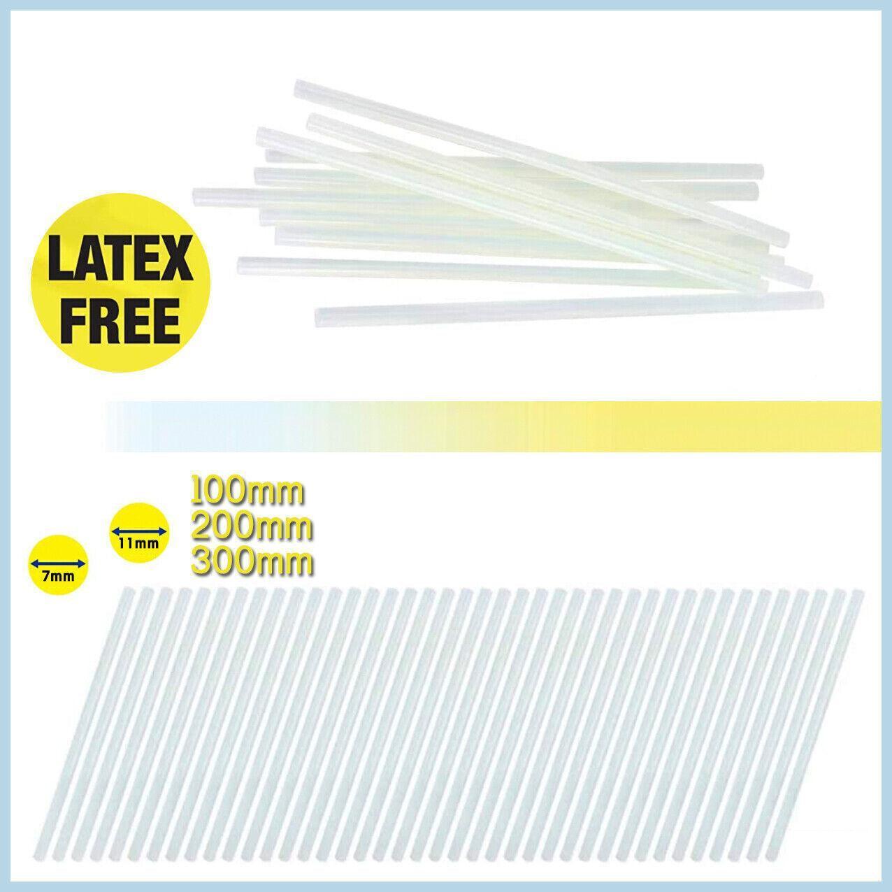 Premium Clear Hot Melt Glue Sticks - 7mm x 100mm, 200 Pack