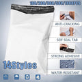 Poly Mailer Bags - 100PCS Self-Sealing Plastic Courier Bags, 20x80cm - SuperSaverAU - view 1