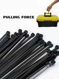 50 Pack Black Nylon Cable Ties 10x920mm UV Stabilised - SuperSaverAU - view 4