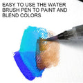 12-90 Watercolour Paint Set with Brush - Vibrant, Portable, Non-Toxic - SuperSaverAU - view 2