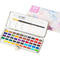 12-90 Watercolour Paint Set with Brush - Vibrant, Portable, Non-Toxic - SuperSaverAU - view 5
