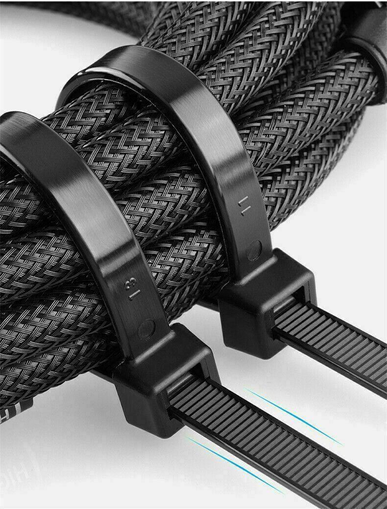 50 Pack Black Nylon Cable Ties 10x1020mm UV Stabilised - SuperSaverAU - view 3