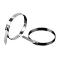 100pcs Stainless Steel Cable Ties - Marine Grade SS304 Zip Strap 100-800mm - SuperSaverAU - view 2