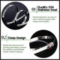 100pcs Stainless Steel Cable Ties - Marine Grade SS304 Zip Strap 100-800mm - SuperSaverAU - view 4