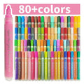 Flysea Acrylic Paint Markers – 12 Colour Set with Fine 0.7mm Tips