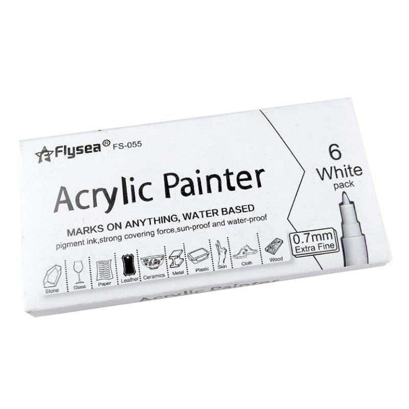 Flysea 80-Colour Acrylic Paint Pens Set, Non-Toxic, Fine & Medium Tips - SuperSaverAU - view 8