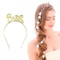 Premium Bride to Be Hen Party Accessories Set Veil Sash and Tiara Package 4
