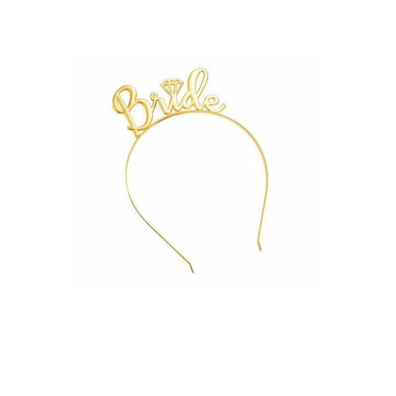 Premium Bride to Be Hen Party Accessories Set Veil Sash and Tiara Package 4