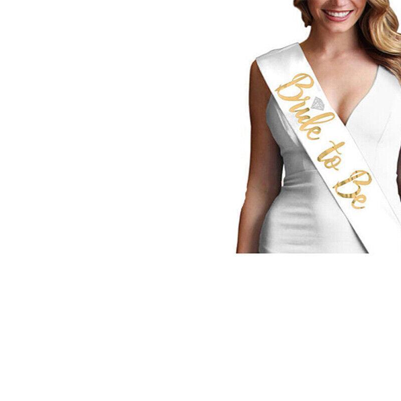 Premium Bride to Be Hen Party Accessories Set Veil Sash and Tiara Package 4