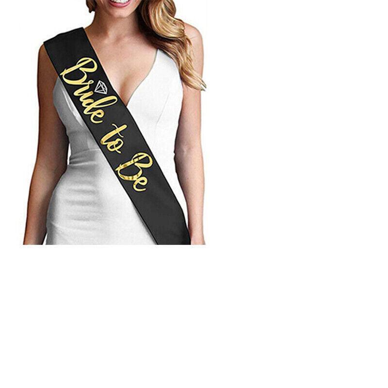 Premium Bride to Be Hen Party Accessories Set Veil Sash and Tiara Package 4
