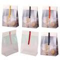 50pcs Transparent Snack Bags Biscuit Candy Bags Resealable Food Packaging - Blue - SuperSaverAU - view 2
