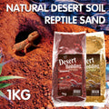 Premium Reptile Desert Sand Bedding Natural Habitat Matting - Yellow 1kg