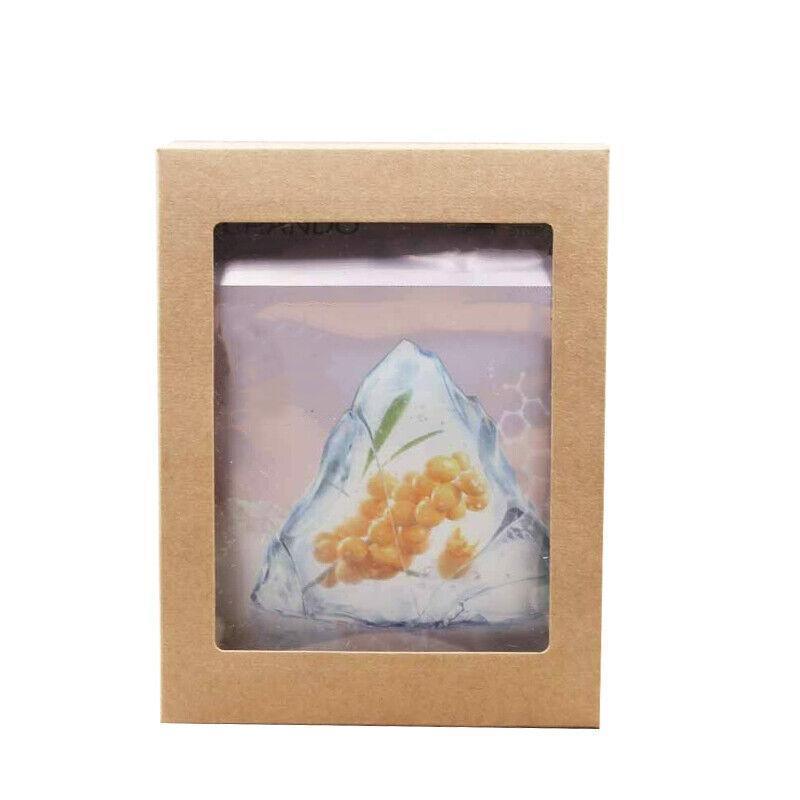 Premium 10 Pack Kraft Paper Boxes with Window 20x15x5cm Catering Trays