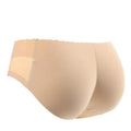 Premium Beige Women's Seamless Padded Butt Lifter Briefs S