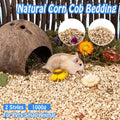 Premium Corncob Small Pet Bedding with Flowers & Plants - 1000g