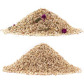Premium Corncob Small Pet Bedding with Flowers & Plants - 1000g
