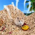 Premium Corncob Small Pet Bedding with Flowers & Plants - 1000g