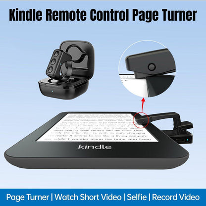 Remote Control Page Turner Ring for Kindle Bluetooth E-Reader