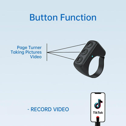 Remote Control Page Turner Ring for Kindle Bluetooth E-Reader