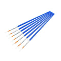Premium Plastic Flat Tip Paint Brushes – Mixed 100 Pack