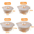 10PCS Heavy-Duty Aluminum Foil Pots - Perfect for Hotpot and Camping - 4000ml - SuperSaverAU - view 3