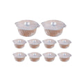 10PCS Heavy-Duty Aluminum Foil Pots - Perfect for Hotpot and Camping - 4000ml - SuperSaverAU - view 6