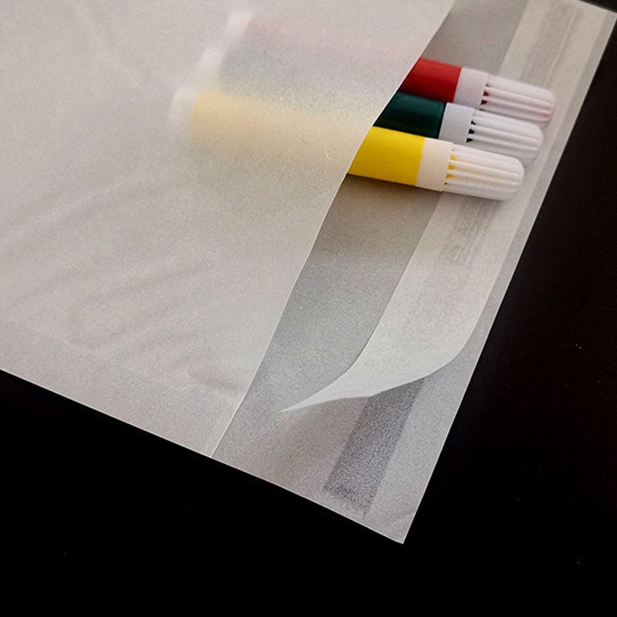 50PCS Eco-Friendly Biodegradable Glassine Paper Bags - 35x40+5cm