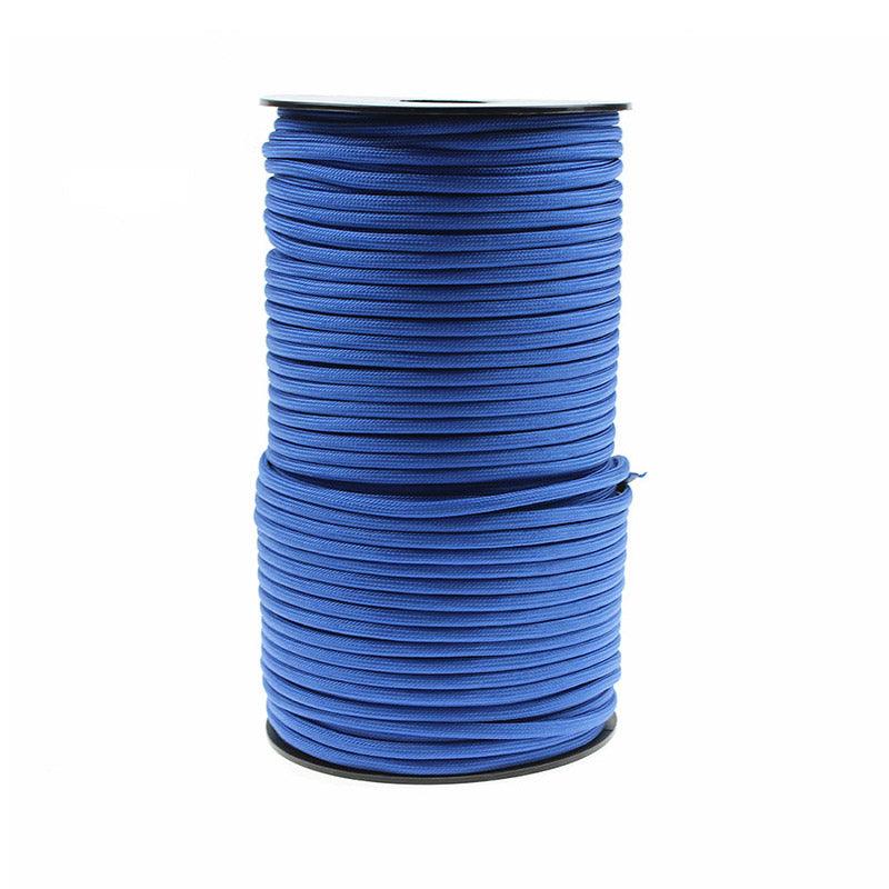 Premium 9-Core Paracord Camping Rope - Green, 100m