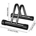 Premium Portable Floor Bike Rack with High Carbon Steel Frame - Black