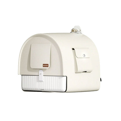 3-in-1 Parrot Bath Basin Bird Bath Box 17.9x17x18.9cm with Clear Cover