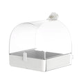 3-in-1 Bird Bath Box for Parrots, Budgies, Cockatiels - 17.9 x 17 x 18.9 cm - SuperSaverAU - view 6