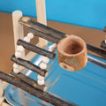 Interactive Wooden Parrot Stand 59cm with Climbing Ladder & Food Bowl - SuperSaverAU - view 5