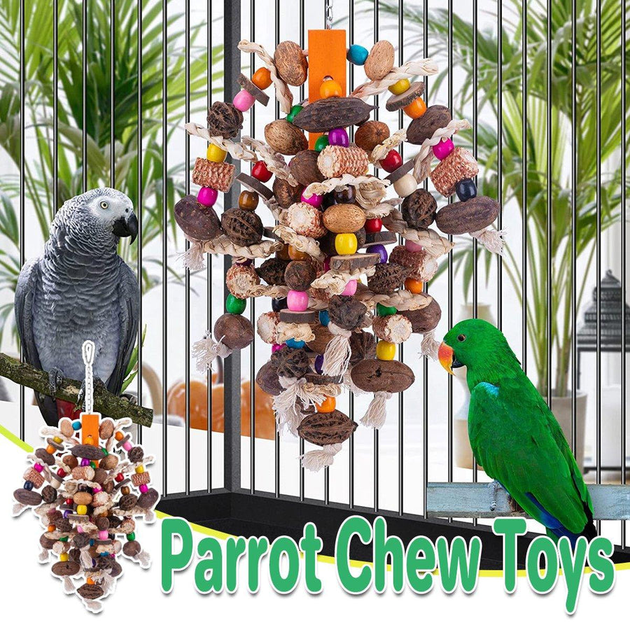 Colourful Parrot Toy Chew Corn Cob 19.68" for Medium to Large Birds - SuperSaverAU - view 1