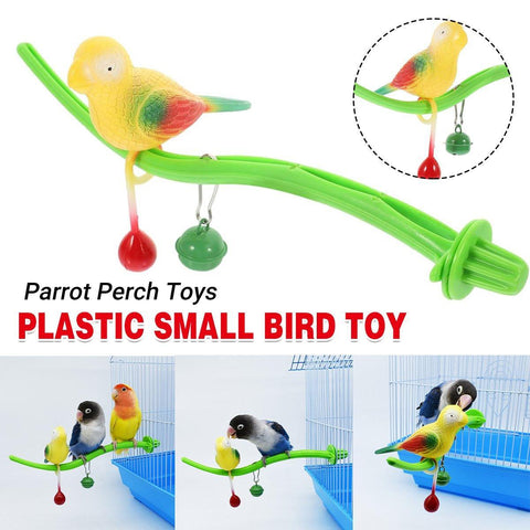 Premium Parrot Simulation Bird Toy with Stand Rack