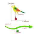 Premium Parrot Simulation Bird Toy with Stand Rack