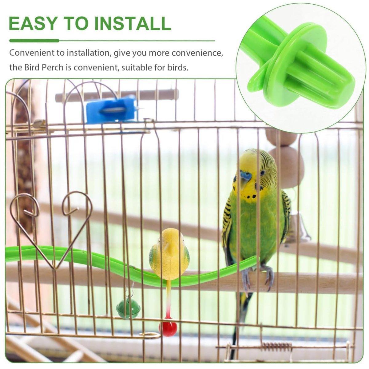 Premium Parrot Simulation Bird Toy with Stand Rack