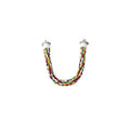 Premium Parrot Cotton Rope Perch Colourful Cage Swing - 105cm