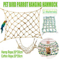 Premium Cotton Rope Hanging Climbing Net for Birds & Small Pets
